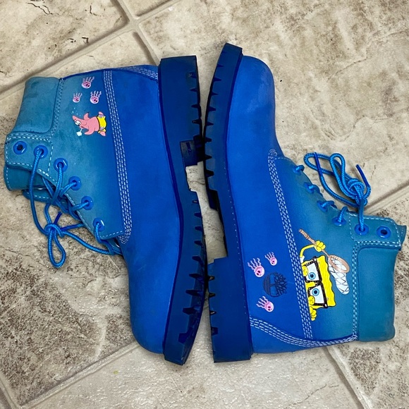 SpongBoB Timberland Boots2 Youth